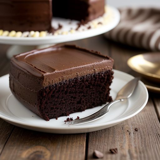 Decadent Fat-Free Chocolate Cake recipe image