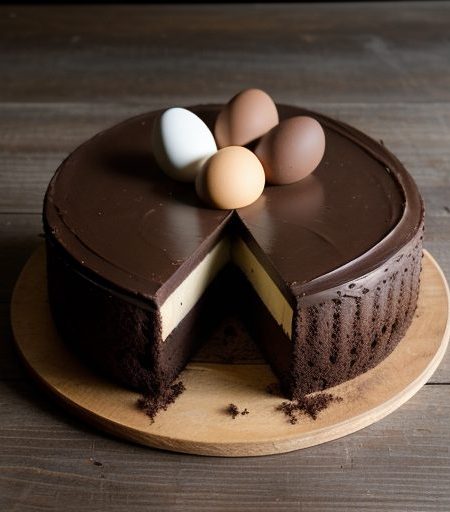 Deep Chocolate Torte With Coffee Buttercream recipe image
