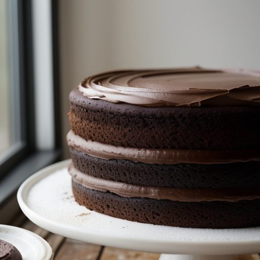 Deep Dark Chocolate Cake recipe image