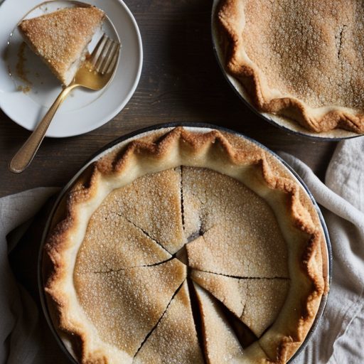Deep Dish Almond-Apple Pie recipe image