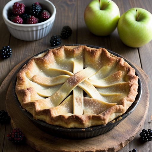 Deep-Dish Apple-Blackberry Pie recipe image