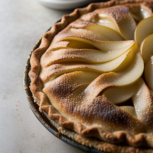Deep-Dish Apple~ Pear & Apricot Pie recipe image
