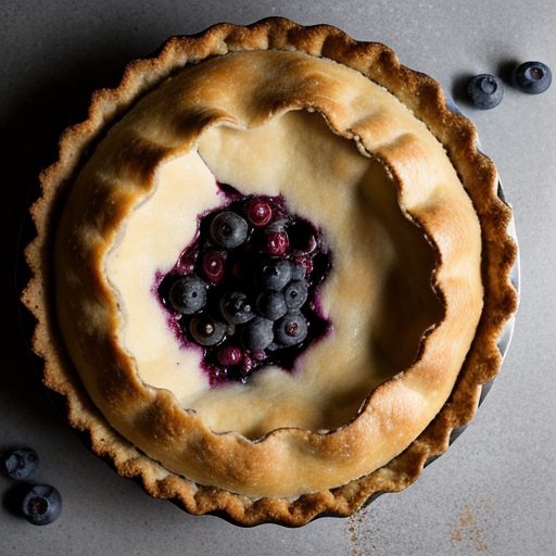 Deep Dish Blueberry Pie recipe image