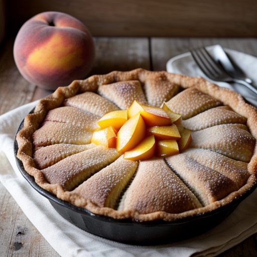 Deep Dish Peach Cobbler recipe image