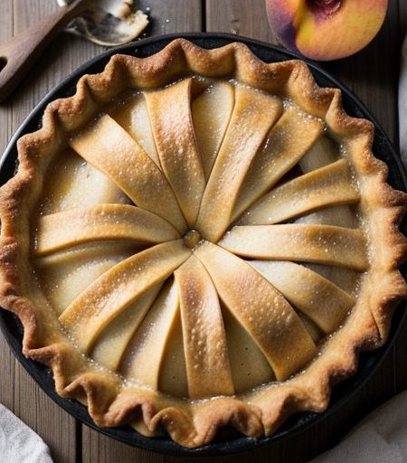 Deep Dish Peach Pie #2 recipe image