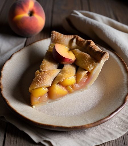 Deep Dish Peach Pie recipe image