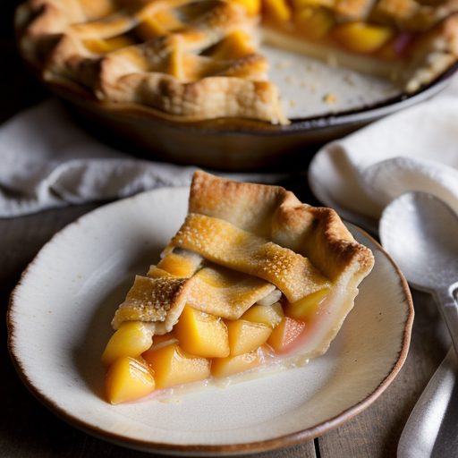 Deep Dish Peach Pie recipe image
