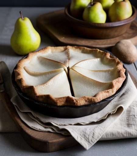 Deep-Dish Pear Pie recipe image