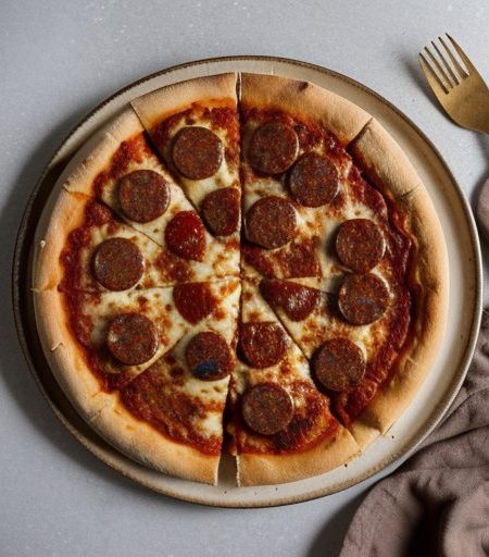 Deep Dish Sausage Pizza recipe image