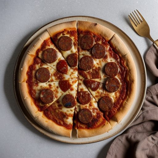 Deep Dish Sausage Pizza recipe image