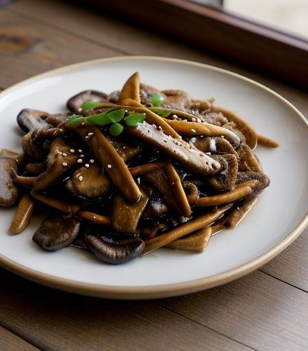 Deep-Fried Bean Curd Stir-Fried With Mushroom recipe image