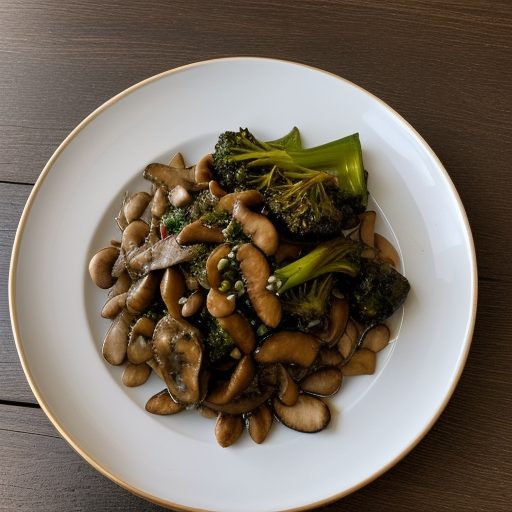 Deep-Fried Bean Curd Stir-Fried With Mushrooms and Brocco recipe image
