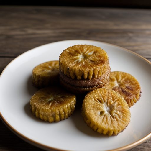 Deep-Fried Plantain Rounds recipe image