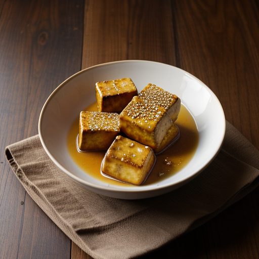 Deep Fried Tofu With Plum Sauce recipe image