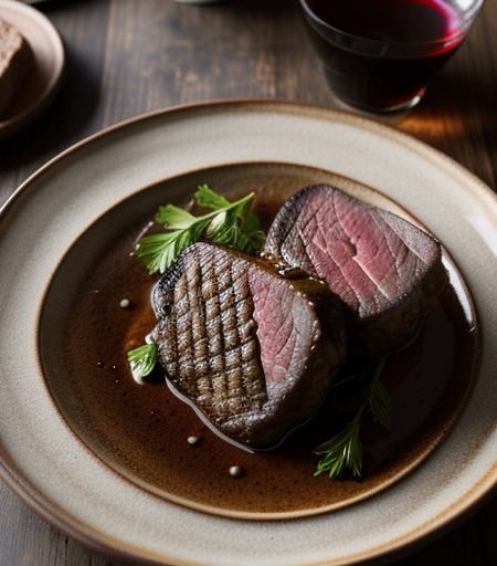 Deer Filet A'tournedos Brennan recipe image