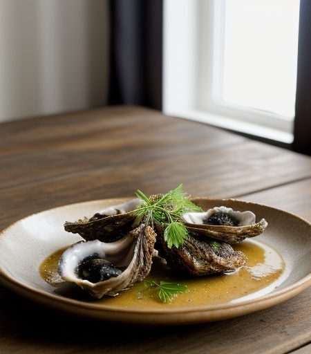 Deer Oyster Frizee recipe image
