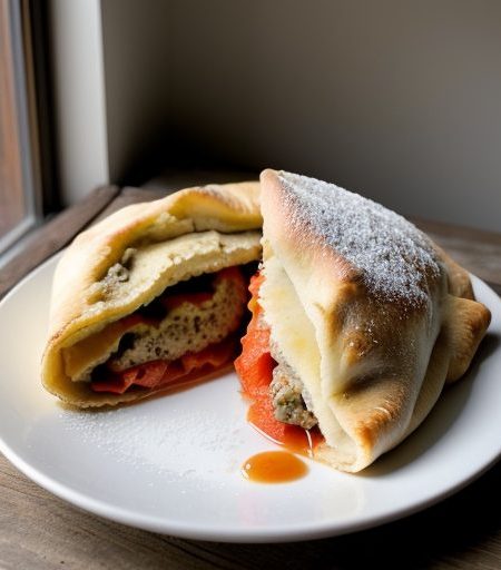 Deli Stuffed Calzone recipe image