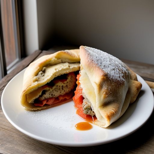 Deli Stuffed Calzone recipe image
