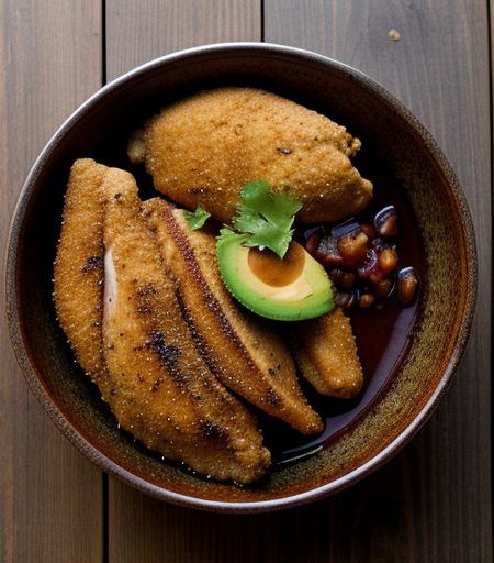 Delicious Chicken With Guajillo Sauce recipe image