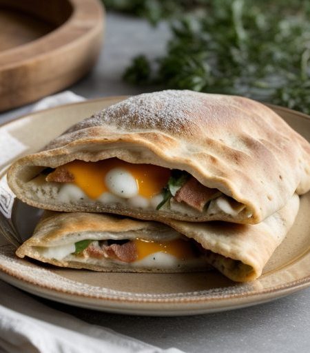 Deluxe Vegetable Calzone recipe image