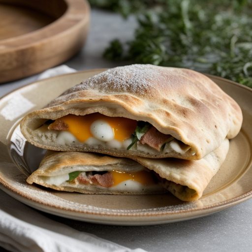 Deluxe Vegetable Calzone recipe image