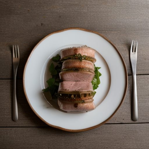 Der Gefuellte Schweinebauch (Stuffed Pork Bel recipe image