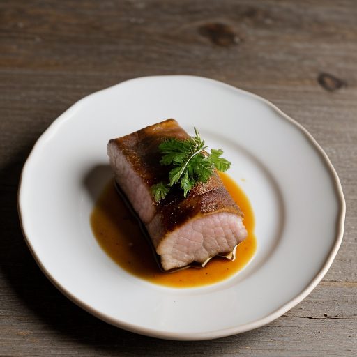 Der Gefuellte Schweinebauch (Stuffed Pork Belly recipe image