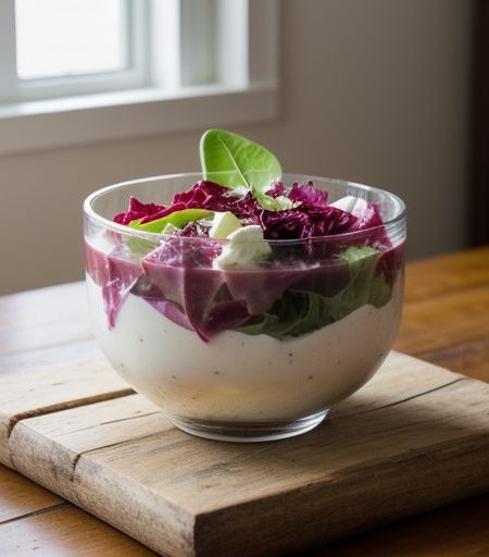 Designer Salad With Raspberry Dressing recipe image