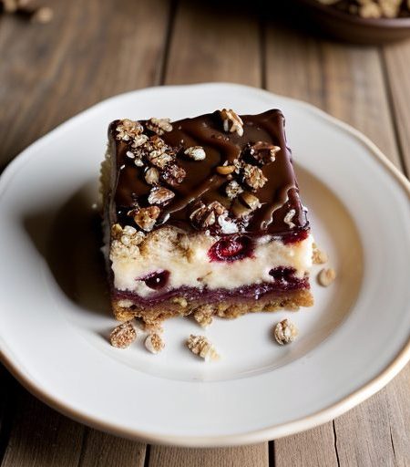 Dessert: Cherry Oat Dessert Squares recipe image