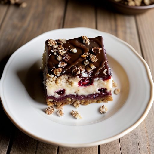 Dessert: Cherry Oat Dessert Squares recipe image