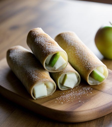 Dessert Egg Rolls recipe image