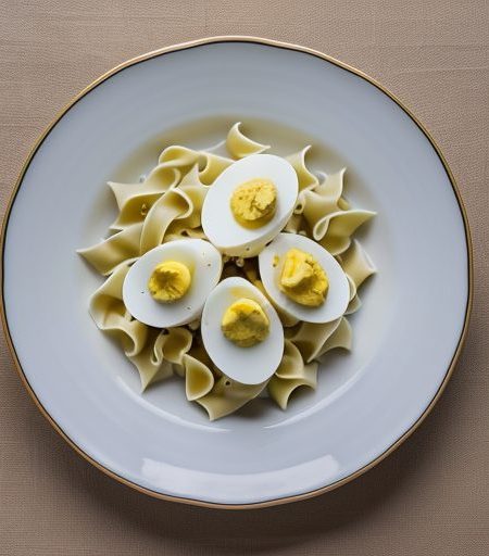 Deviled Eggs 'N Noodles ( Mw recipe image