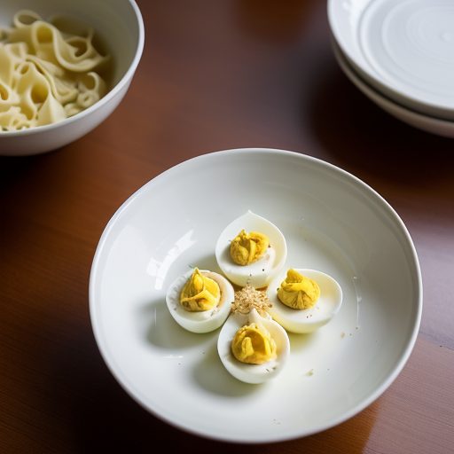 Deviled Eggs & Noodles recipe image