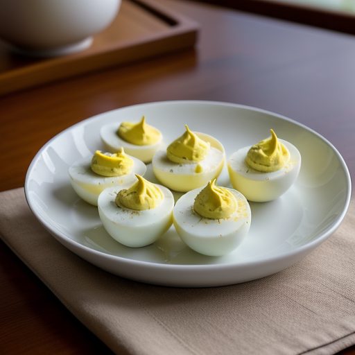 Deviled Eggs and Noodles recipe image