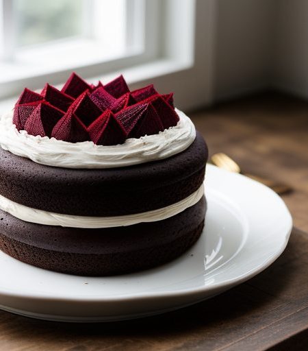 Devil's Food Cake Made With Beets recipe image