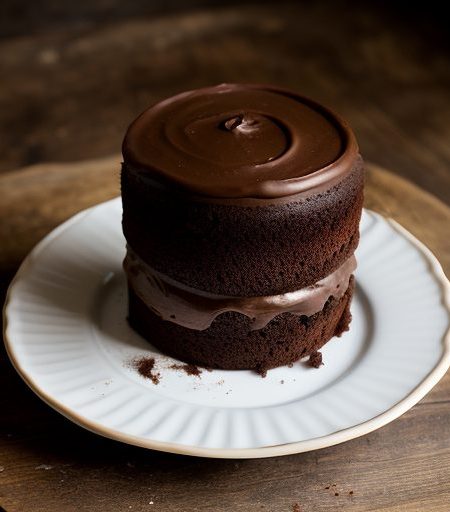 Devil's Food Cake With Chocolate Frosting recipe image