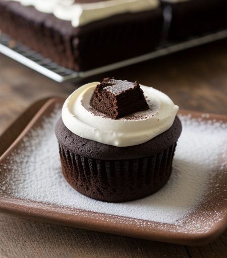 Devils Food Cake(Fat & Cholestrol Free recipe image