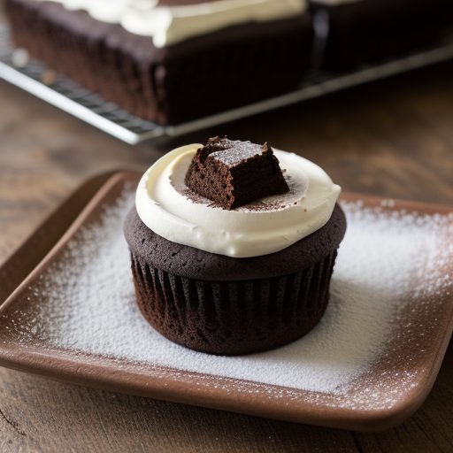 Devils Food Cake(Fat & Cholestrol Free recipe image