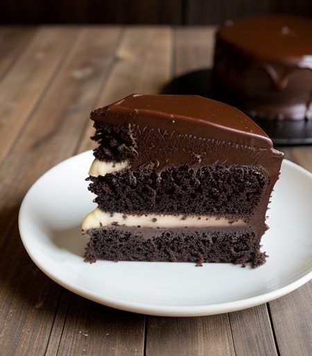 Devils Food Cake(fat & Cholestrol Free recipe image