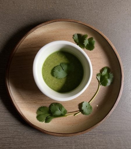 Dhanya Chatni (Fresh Coriander Chutney recipe image