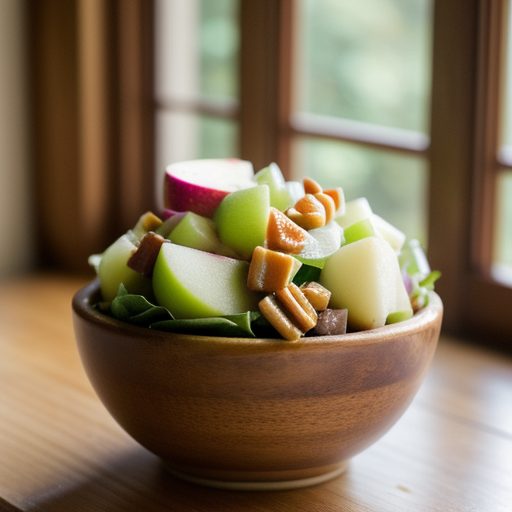 Diabetic Caramel Apple Salad (Untried recipe image
