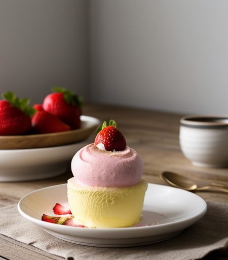 Diabetic Fresh Strawberry Sherbet recipe image
