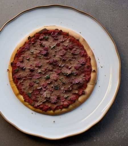 Diabetic Ground Beef Pizza recipe image
