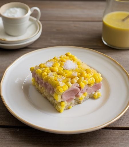 Diabetic Ham & Corn Casserole recipe image
