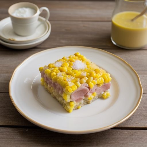 Diabetic Ham & Corn Casserole recipe image