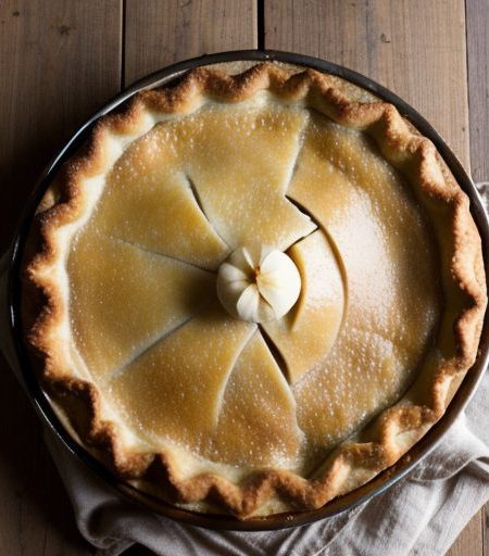 Diabetic No Sugar Apple Pie recipe image