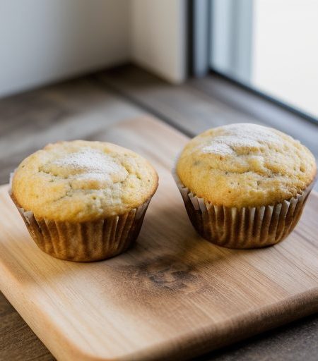Diabetic Sour Cream Muffins recipe image