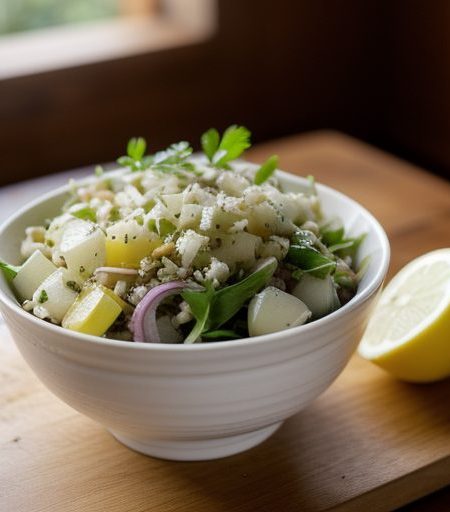 Diced Lemon~ Onion & Parlsey Salad recipe image