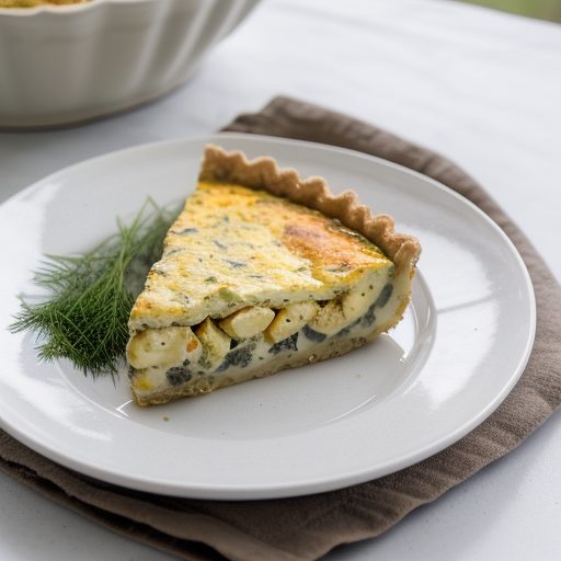 Diet Tofu Quiche recipe image