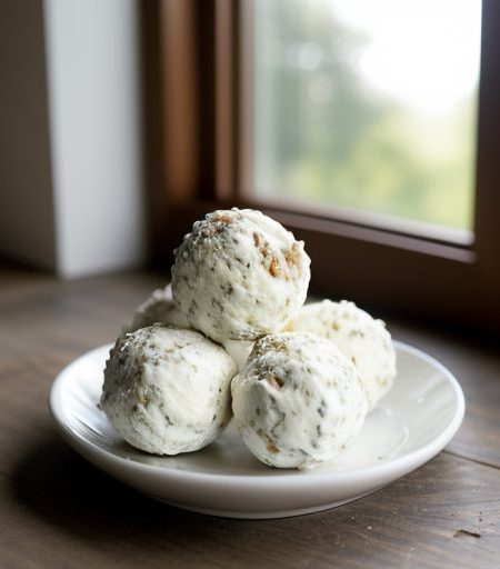 Dietetic Cream Cheese Balls recipe image